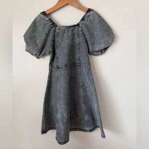 H&M Gray Denim Dress